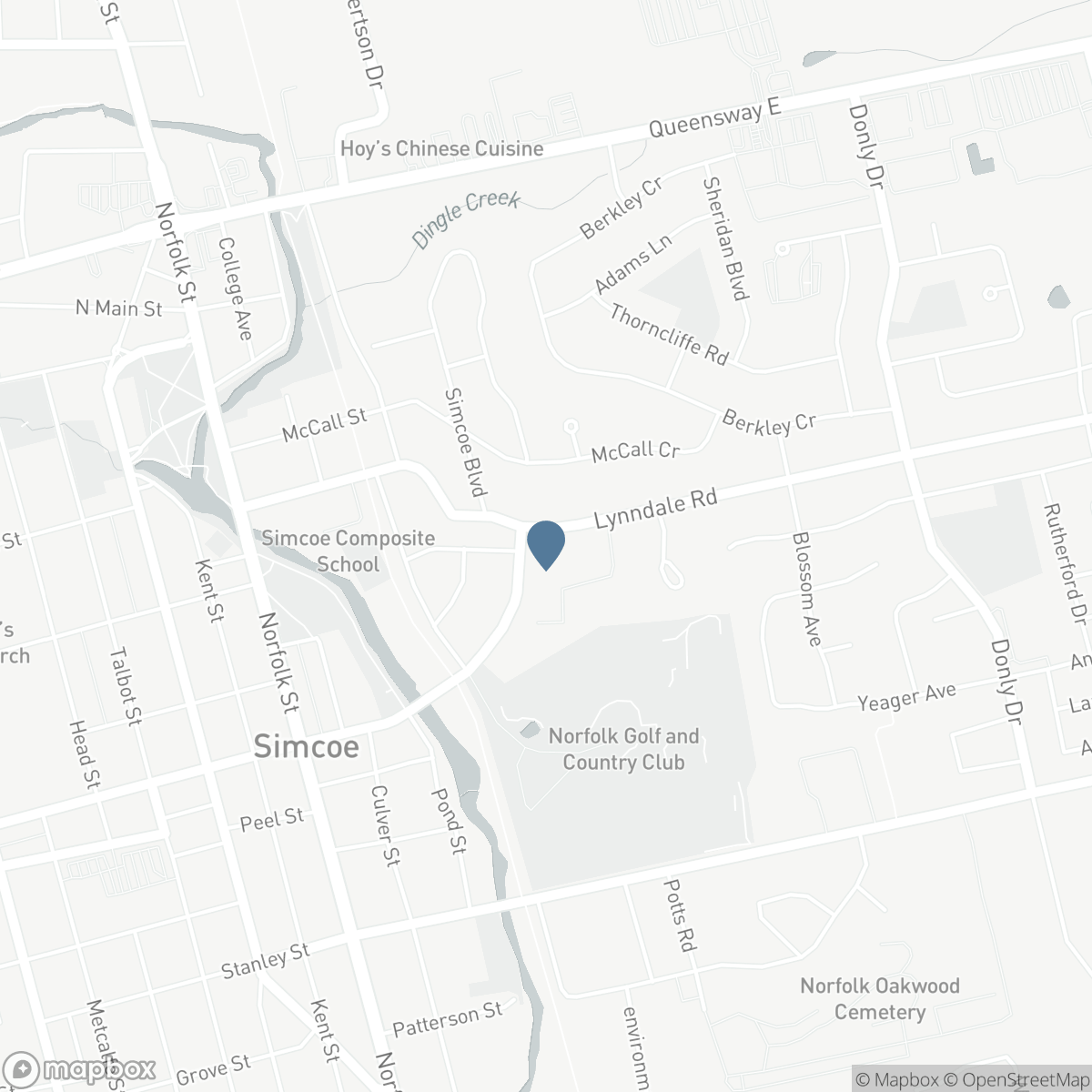 4 LYNNDALE Road, Simcoe, Ontario N3Y 0E2